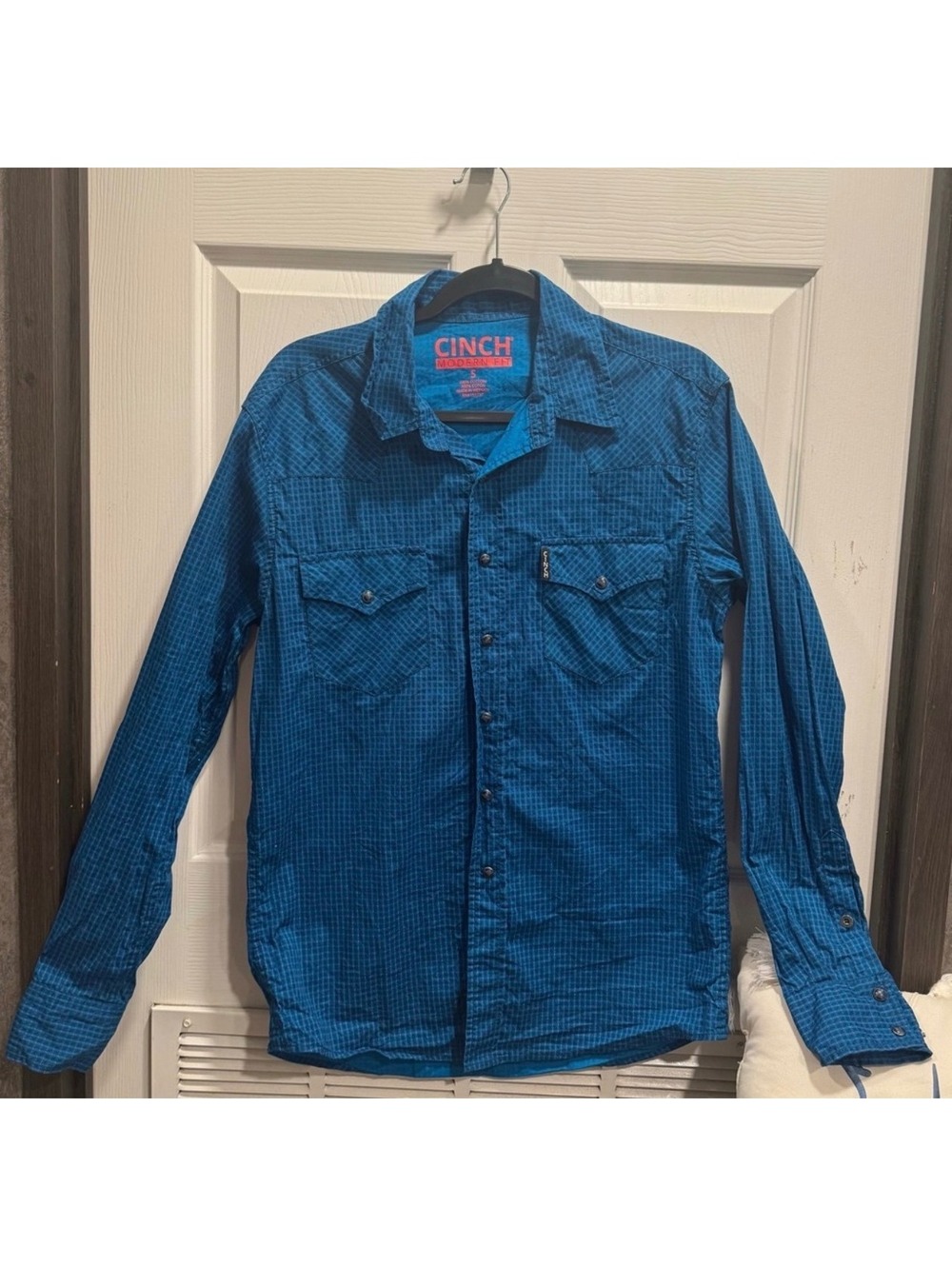 Cinch Western Snap Shirt Modern Fit Size Small
